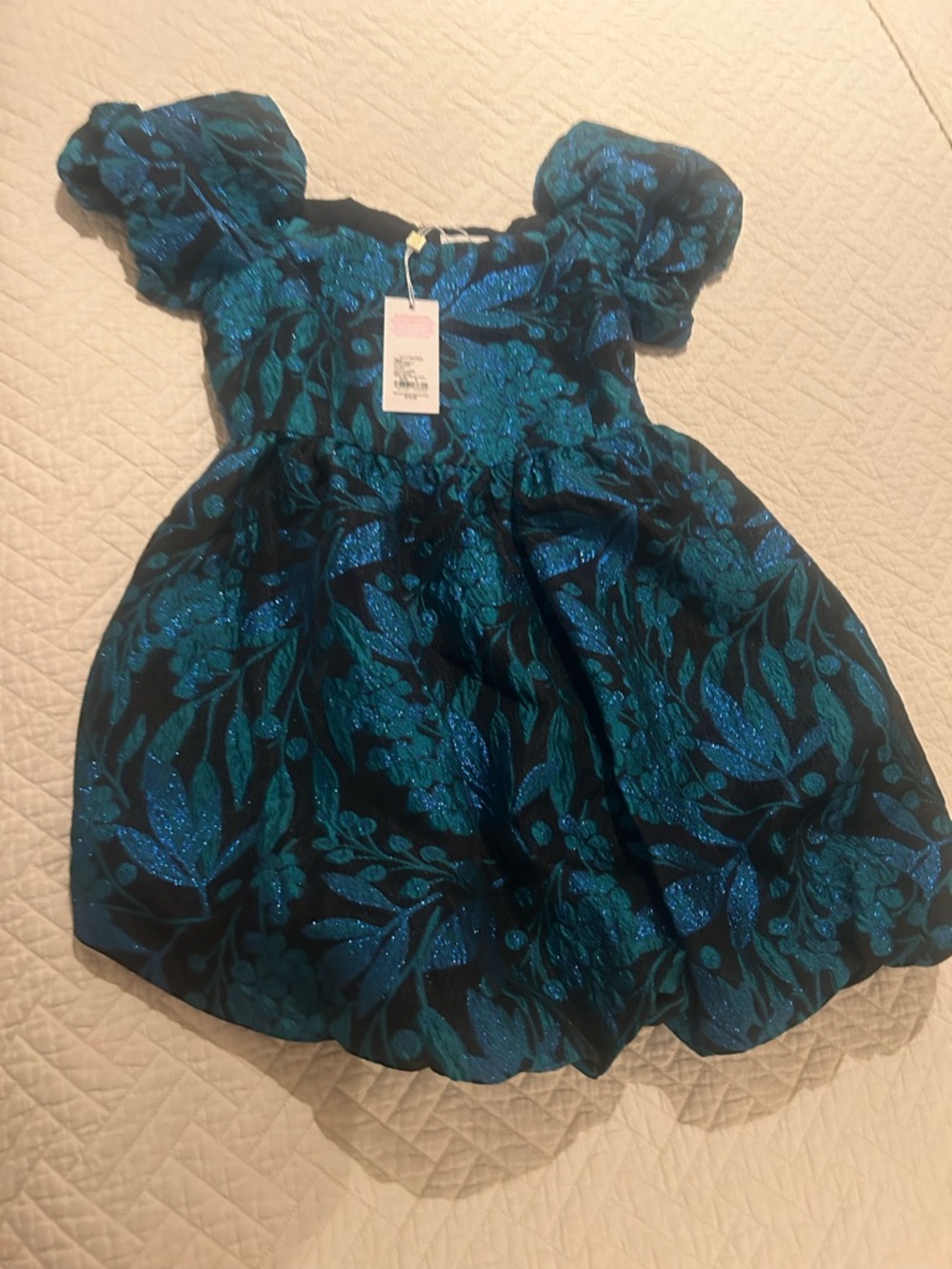 Lilly Pulitzer Koji Dress in Deep Lagoon Berry Wild Metallic. Size 8. NWT